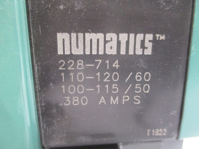 NUMATICS 554SA43AK000030 110-120V .37A 150PSI NSNP