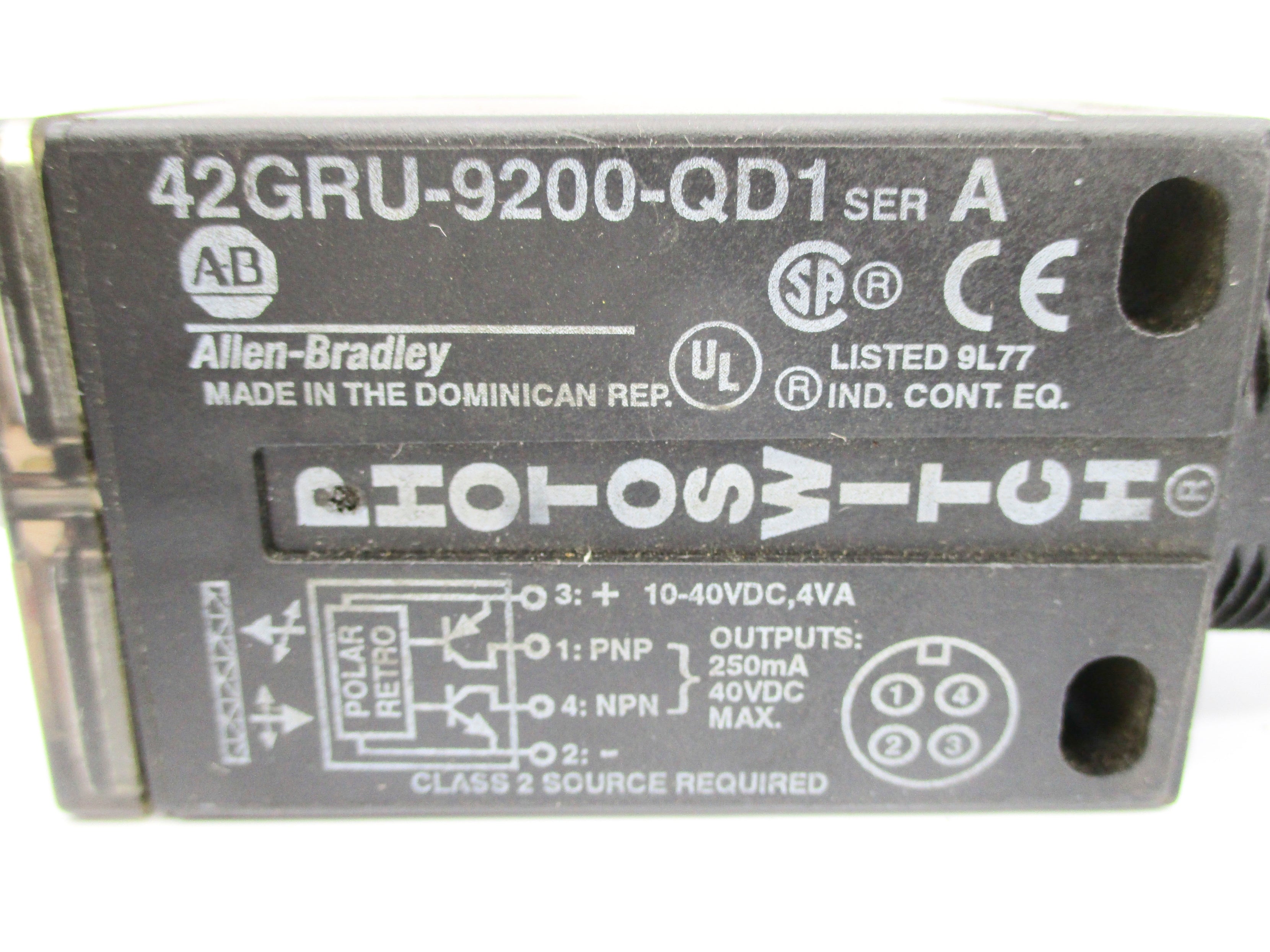 ALLEN BRADLEY 42GRU-9200-QD1 SER. A 10-40VDC NSNP