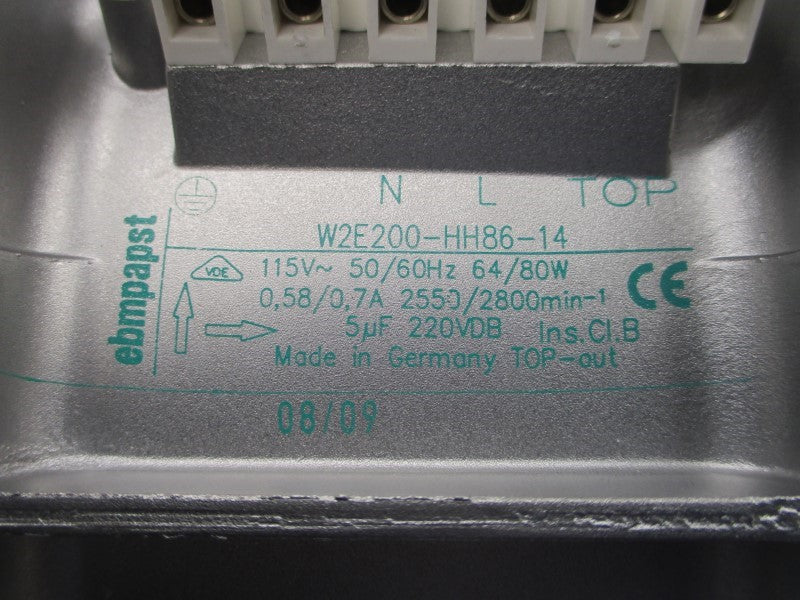 EBMPAPST W2E200-HH86-14 115V 0.58/0.7A NSNP
