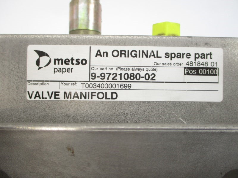 METSO PAPER 9-9721080-02 UNMP