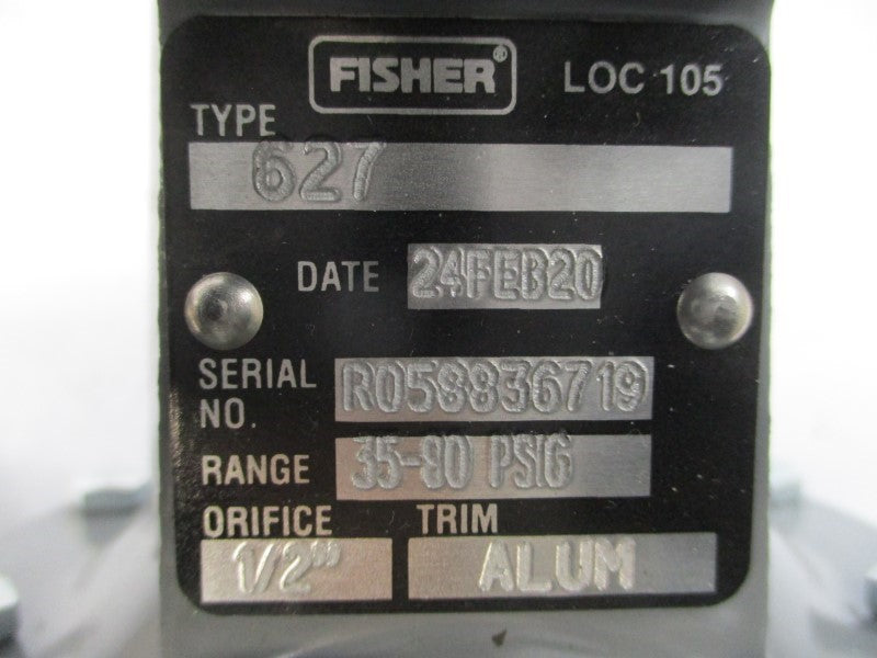 FISHER 627 35-80PSI 1/2" NSNP