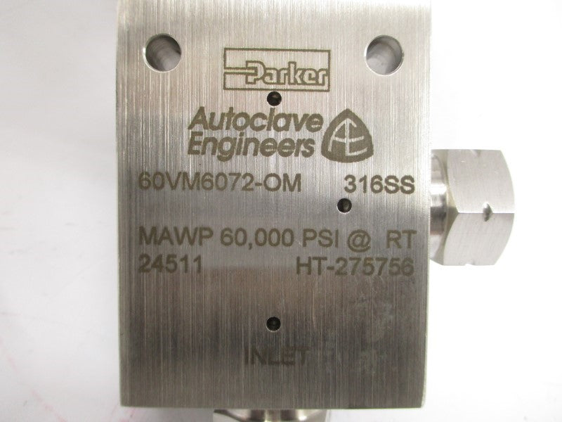 PARKER AUTOCLAVE ENGINEERS 30A-0150 HT-275756 60000PSI NSNP
