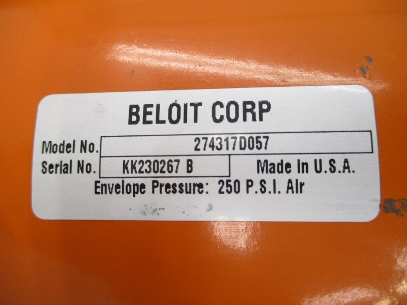 BELOIT 274317D057 250PSI NSNP