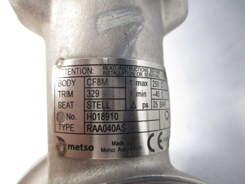 METSO RAA040AS B1CU6/15 4-20VDC 120PSI NSNP