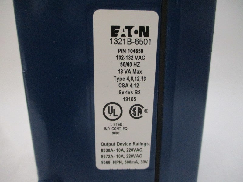 EATON 1321B-6501 104659 SER. B2 102-132VAC 10A NSMP