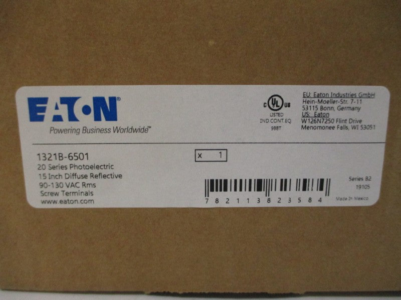EATON 1321B-6501 104659 SER. B2 102-132VAC 10A NSMP