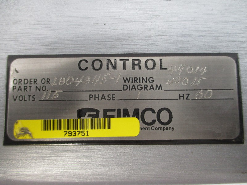 FIMCO L204345-1 4GRBP 115V NSNP