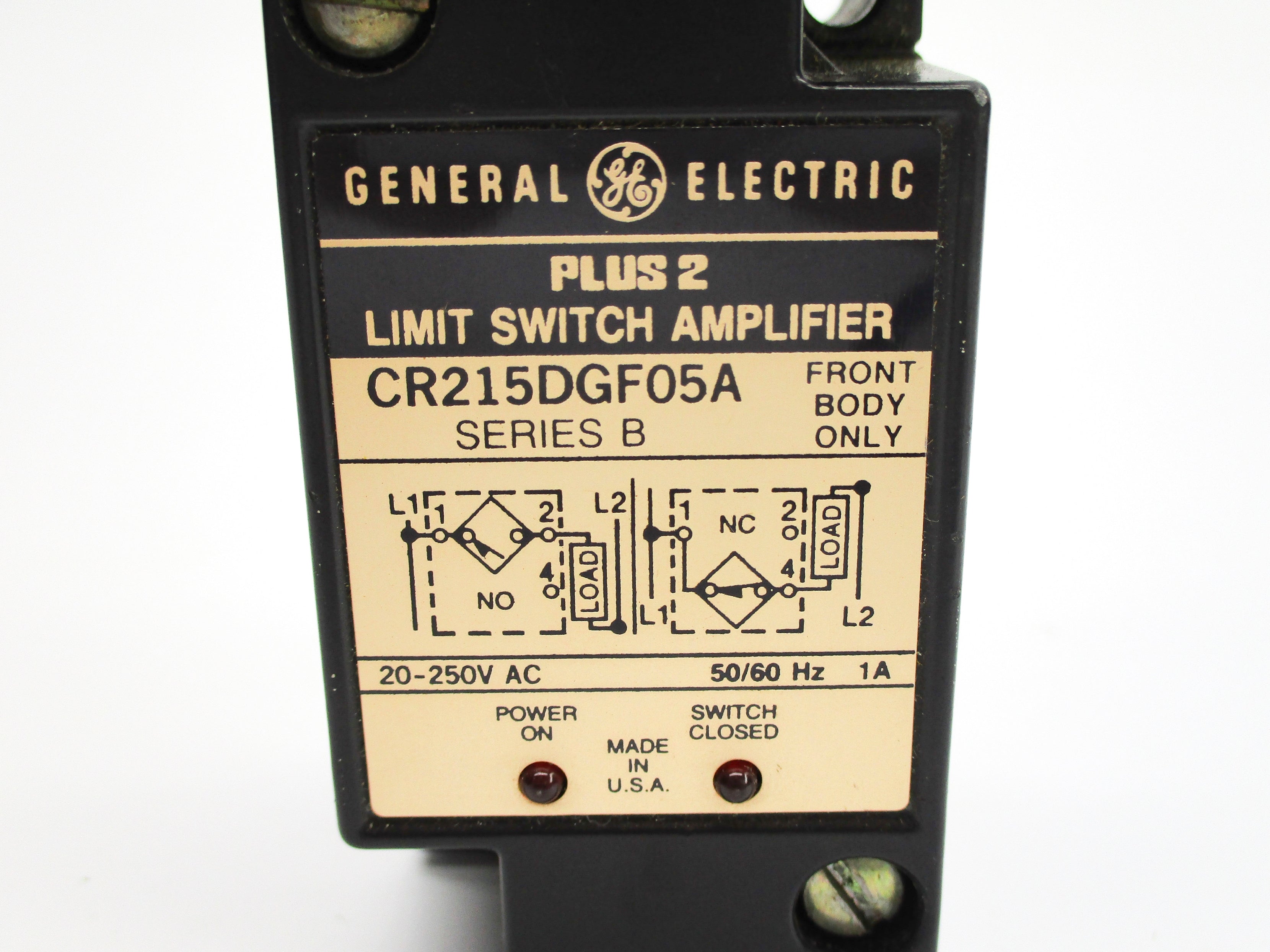 GENERAL ELECTRIC CR215DGF05A CR215DGH01 NSNP