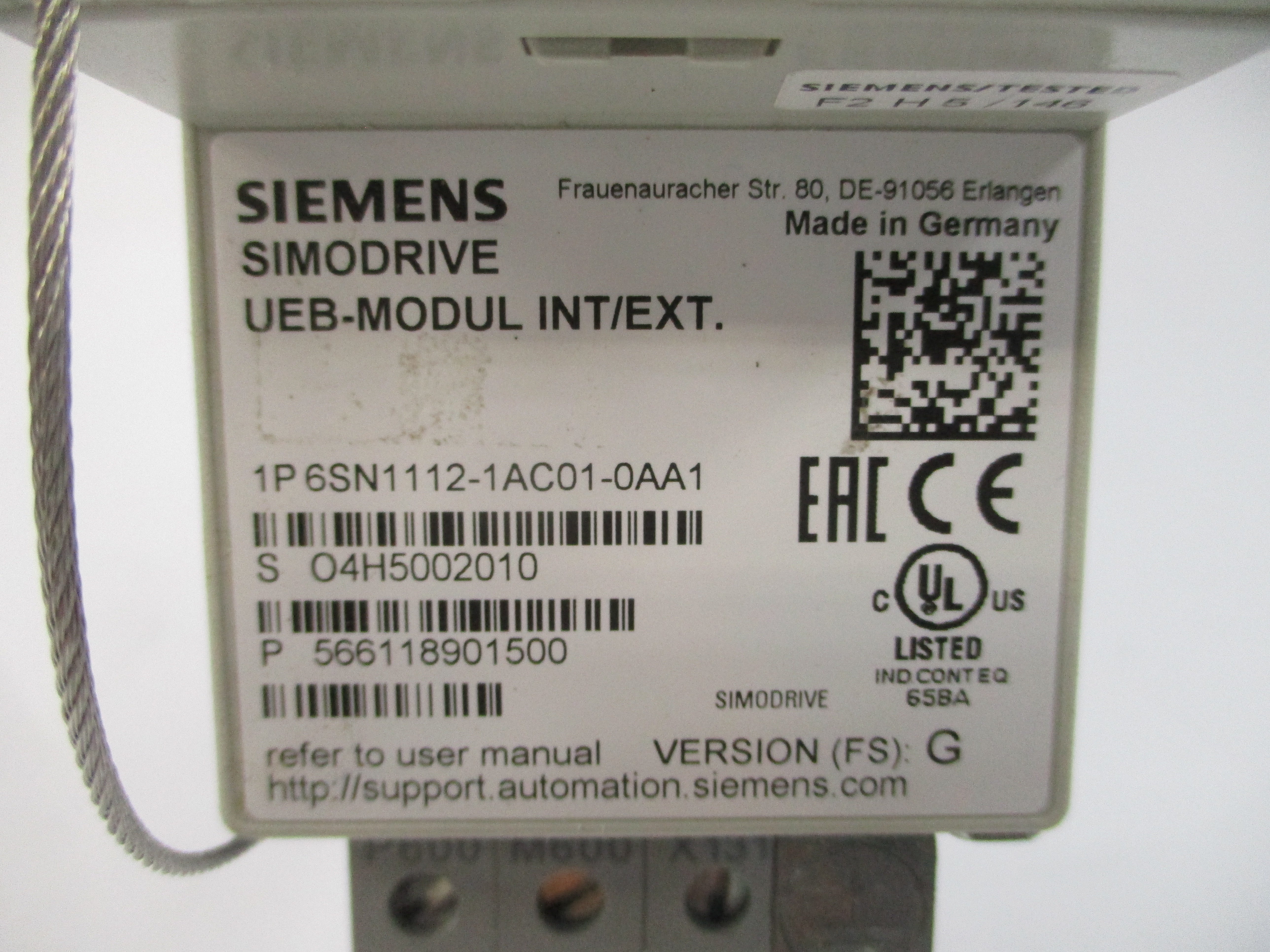 SIEMENS 6SN1112-1AC01-0AA1 NSMP