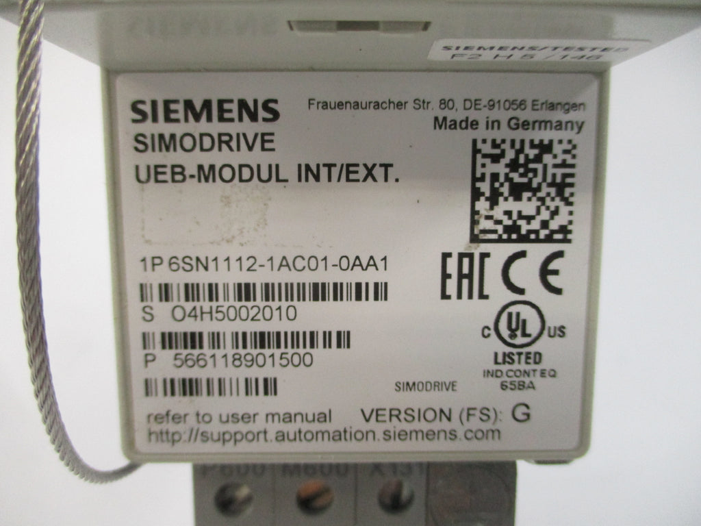 SIEMENS 6SN1112-1AC01-0AA1 NSMP