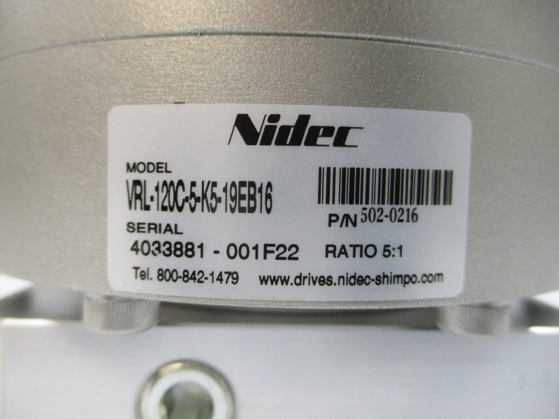 NIDEC 502-0216 VRL-120C-5-K5-19EB16 NSNP