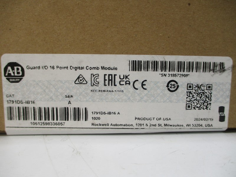 ALLEN BRADLEY 1791DS-IB16 SER. A DATE: 2024 NSFS