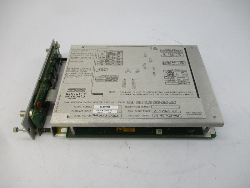 BENTLY NEVADA 3300/16-02-01-00-00-00-00 0-19VDC NSNP