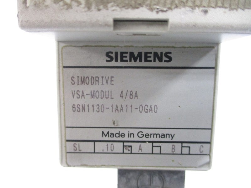 SIEMENS 6SN1130-1AA11-0GA0 4/8A UNMP