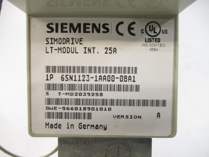 SIEMENS 6SN1123-1AA00-0BA1 25A UNMP