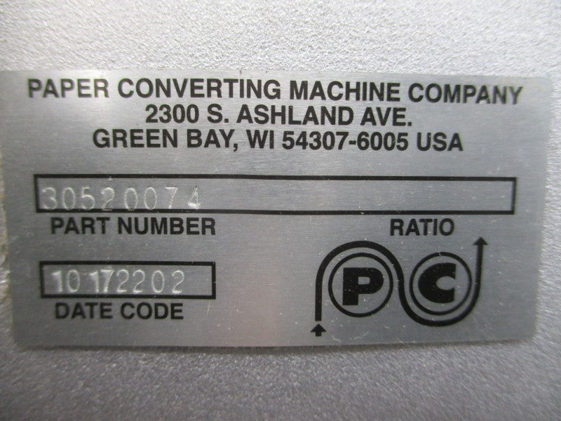 PAPER CONVERTING MACHINE COMPANY 30520074 NSNP