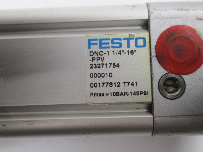 FESTO DNC-1-1/4"-16"-PPV 00177812 145PSI UNMP