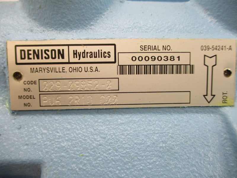 DENISON HYDRAULICS PV62R1DC00 NSMP