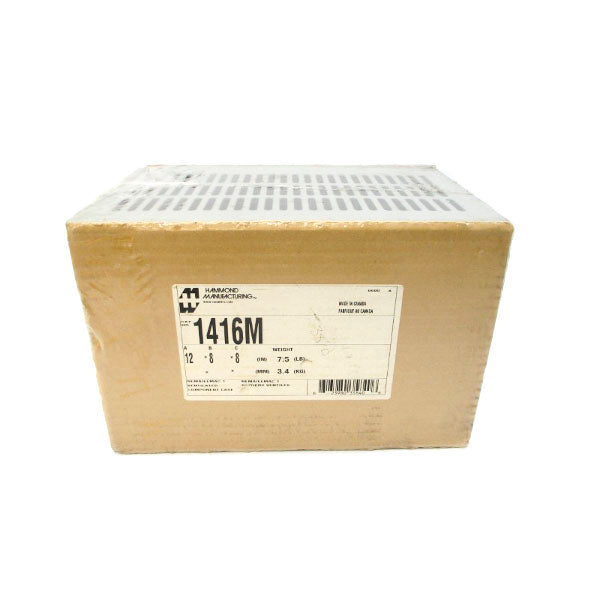 HAMMOND MANUFACTURING 1416M 12"X8"X8" NSMP