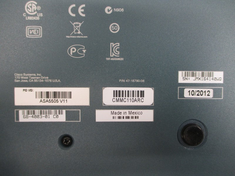 CISCO ASA5505-BUN-K9 CSCO+130681405 48VDC NSMP