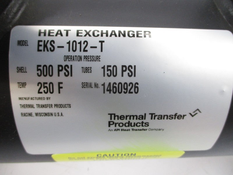 THERMAL TRANSFER PRODUCTS EKS-1012-T 150/500PSI 250'F NSNP