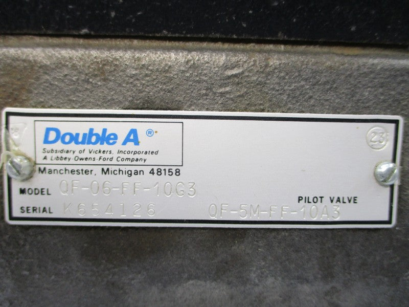 DOUBLE A QF-06-FF-10G3 110/120V 1000PSI NSNP