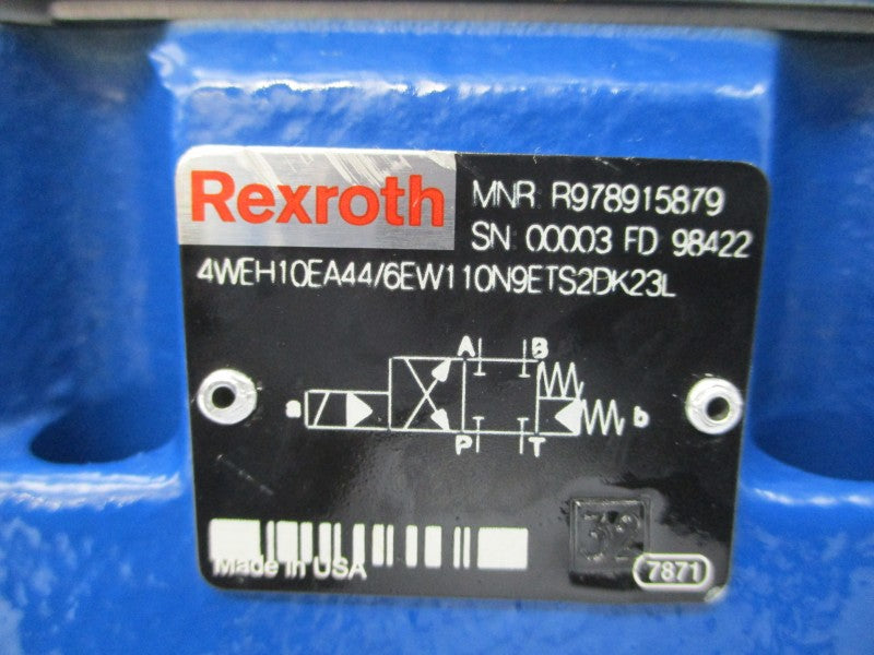 REXROTH 4WEH10EA44/6EW110N9ETS2DK23L R978915879 110/120V NSNP