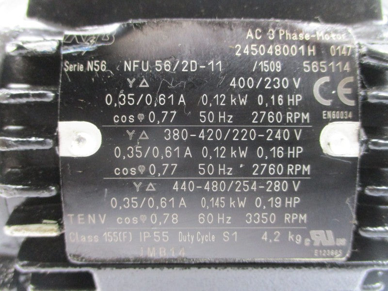 NTB NFU56/2D-11 245048001H 440-480/254-280V 0.35/0.61A NSNP