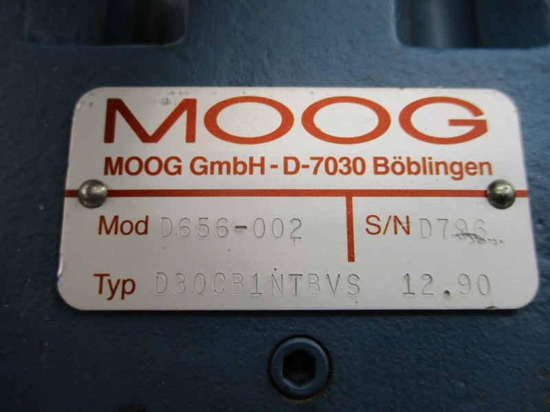 MOOG D656-002 D30CB1NTBVS UNMP