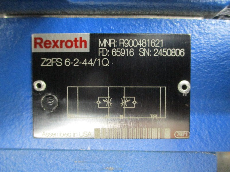 REXROTH 4WEH16J72/6EG24N9ETSK4/B10 R900931115 24VDC 1.25A UNMP
