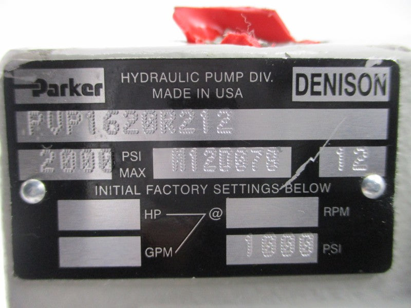 PARKER PVP1620R212 1000/2000PSI NSNP