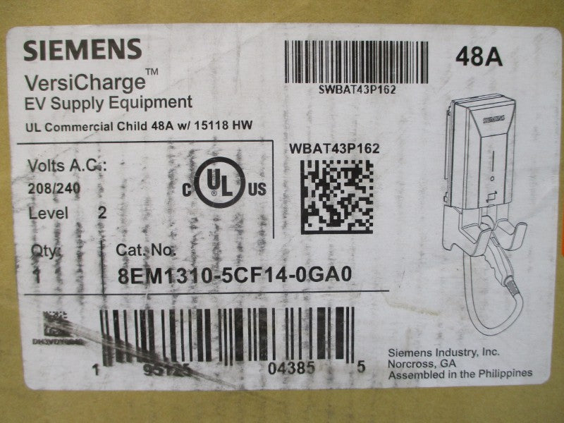 SIEMENS 8EM1310-5CF14-0GA0 208/240VAC 48A NSFS