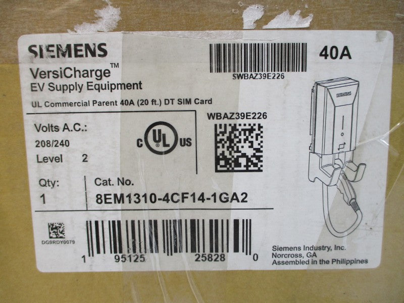 SIEMENS 8EM1310-4CF14-1GA2 208/240VAC 40A NSMP