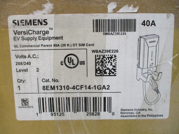 SIEMENS 8EM1310-4CF14-1GA2 208/240VAC 40A NSMP