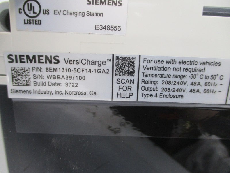 SIEMENS 8EM1310-5CF14-1GA2 208/240VAC 48A NSMP