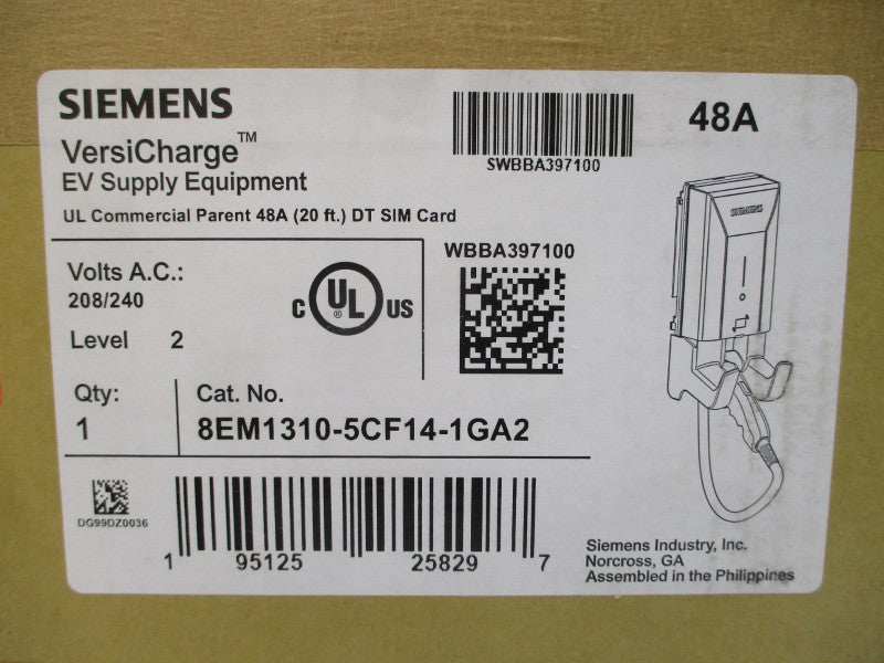 SIEMENS 8EM1310-5CF14-1GA2 208/240VAC 48A NSMP