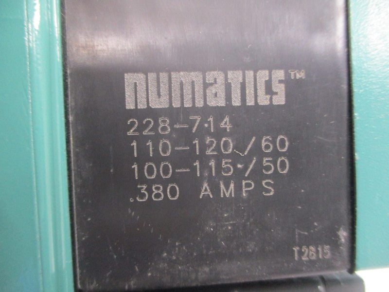 NUMATICS 553SA431K000030 110-120V .37A 150PSI NSNP