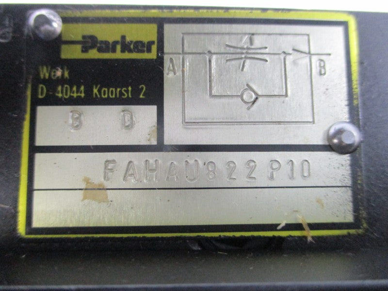 PARKER FAHAU822P10 UNMP