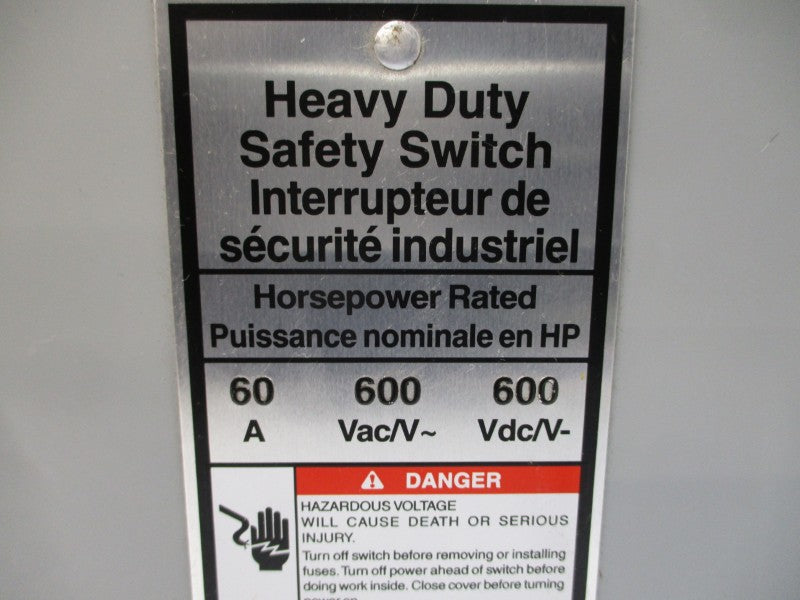 SIEMENS HFC362J 600VAC/DC 60A NSMP