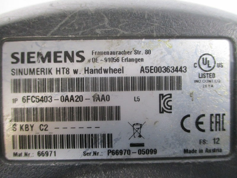 SIEMENS 6FC5403-0AA20-1AA0 (AS PICTURED) UNMP