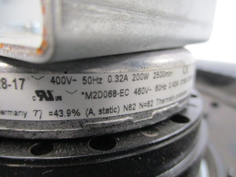 FAN R2D250-RA28-17 460V 0.43A (AS PICTURED) UNMP