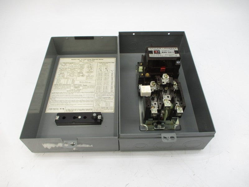 CUTLER HAMMER A10DGO SER. B1 110/120V 45A (AS PICTURED) UNMP