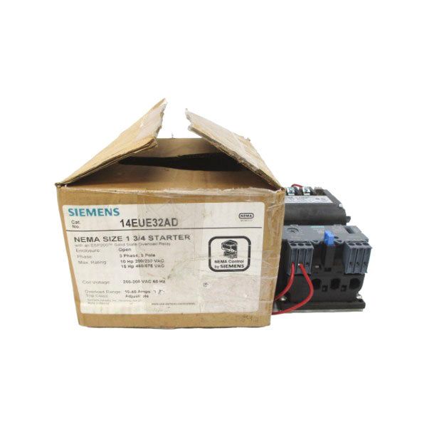 SIEMENS 14EUE32AD 200-208VAC 10-40A NSMP