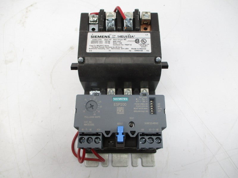SIEMENS 14EUE32AD 200-208VAC 10-40A NSMP