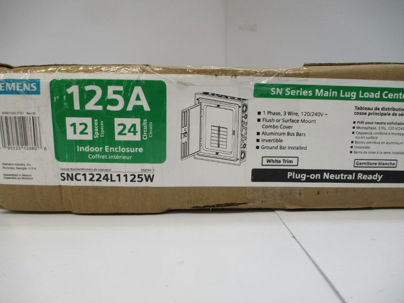 SIEMENS SNC1224L1125W 120/240V 125A NSMP