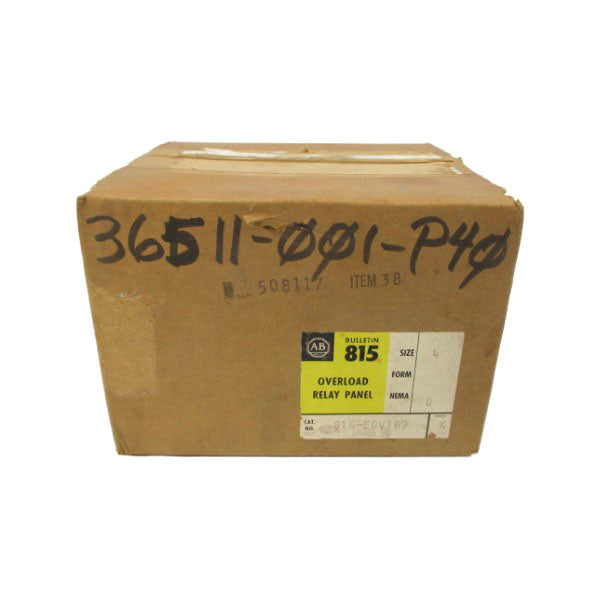 ALLEN BRADLEY 815-EOV169 SER. K (BR/YL) NSFS