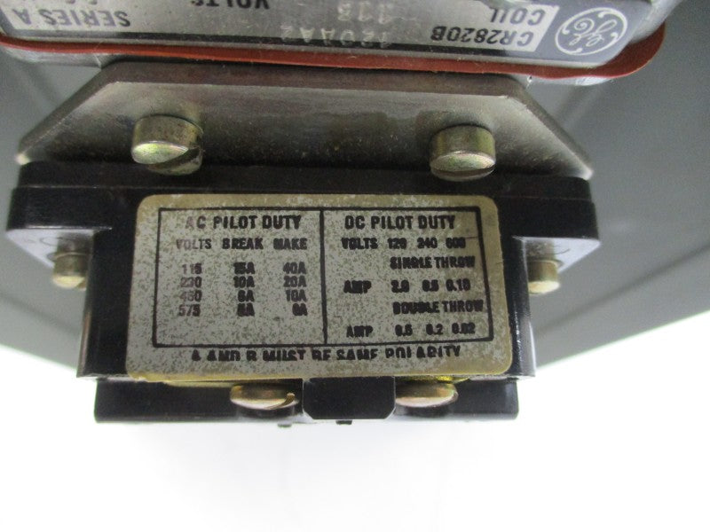 GENERAL ELECTRIC CR2820B120AB2 SER. A 115V 40A NSMP