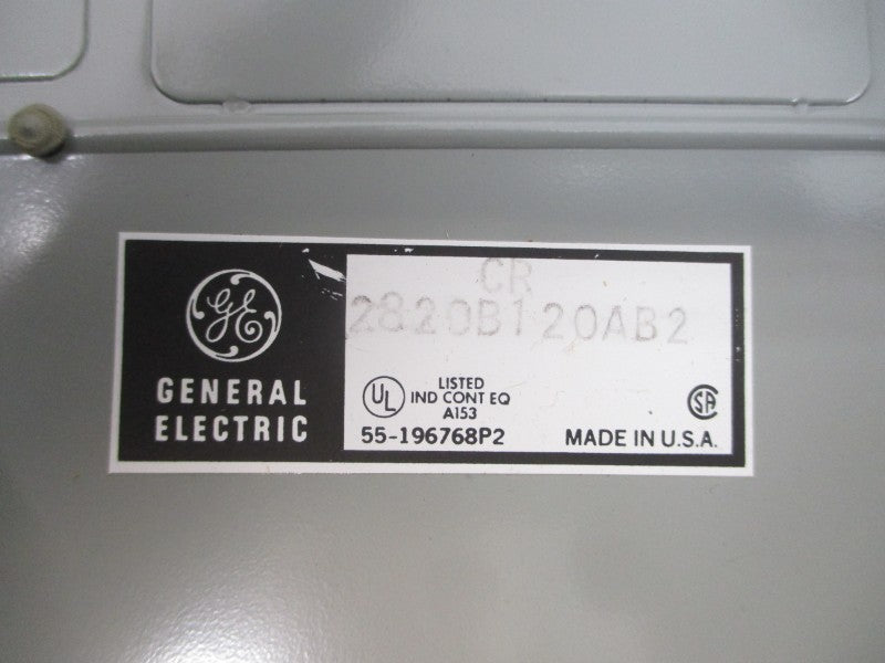 GENERAL ELECTRIC CR2820B120AB2 SER. A 115V 40A NSMP