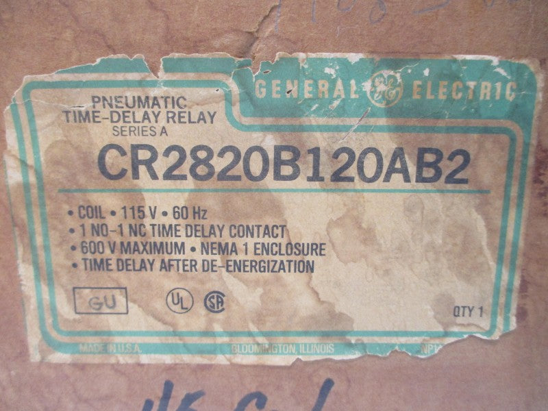 GENERAL ELECTRIC CR2820B120AB2 SER. A 115V 40A NSMP