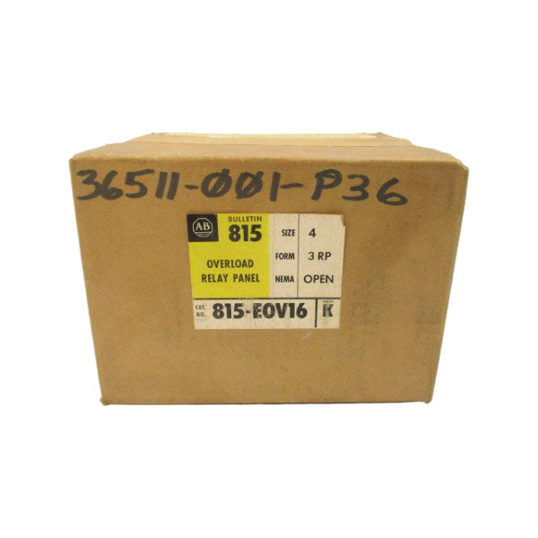 ALLEN BRADLEY 815-EOV16 SER. K (BR/YL) NSFS